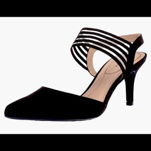Lifestride Women’s Sanya black suede pump size 8.5
